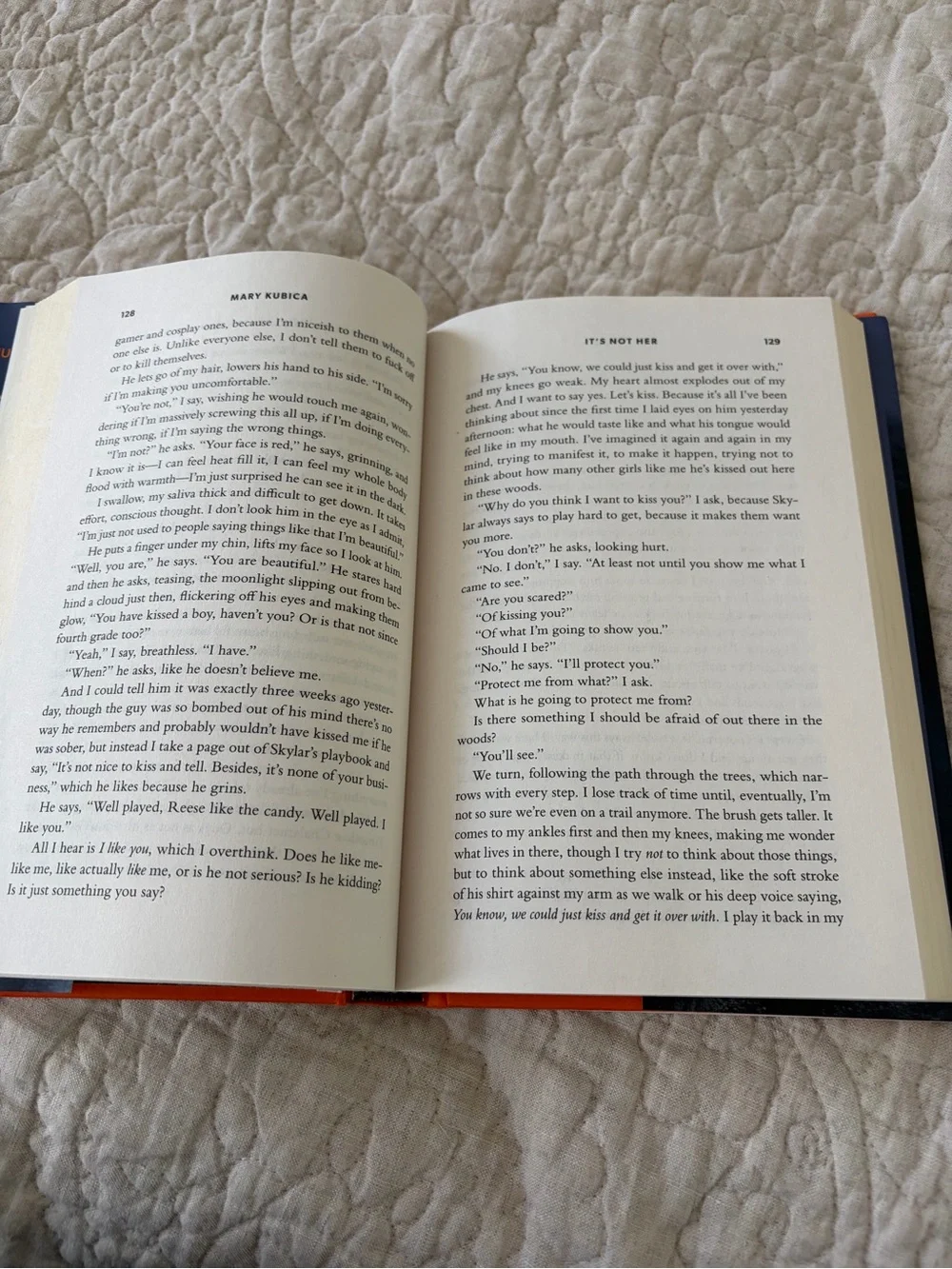 It's Not Her by Mary Kubica Twisty Thriller Hardcover Book